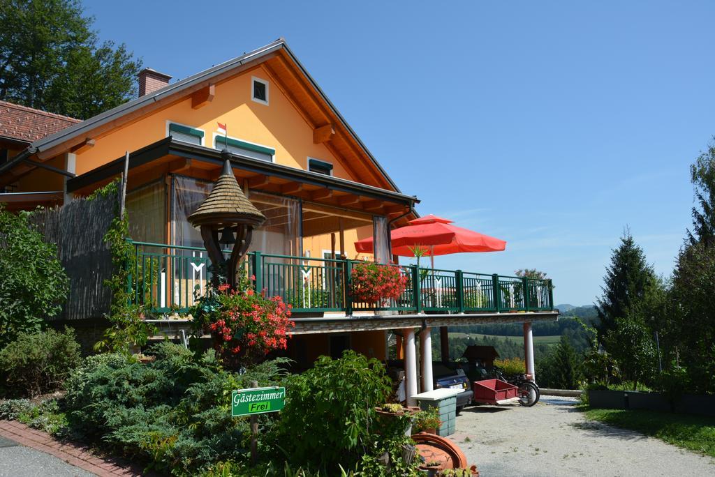 Апартаменти Gaestehaus Schmid Sankt Johann im Saggautal Екстер'єр фото